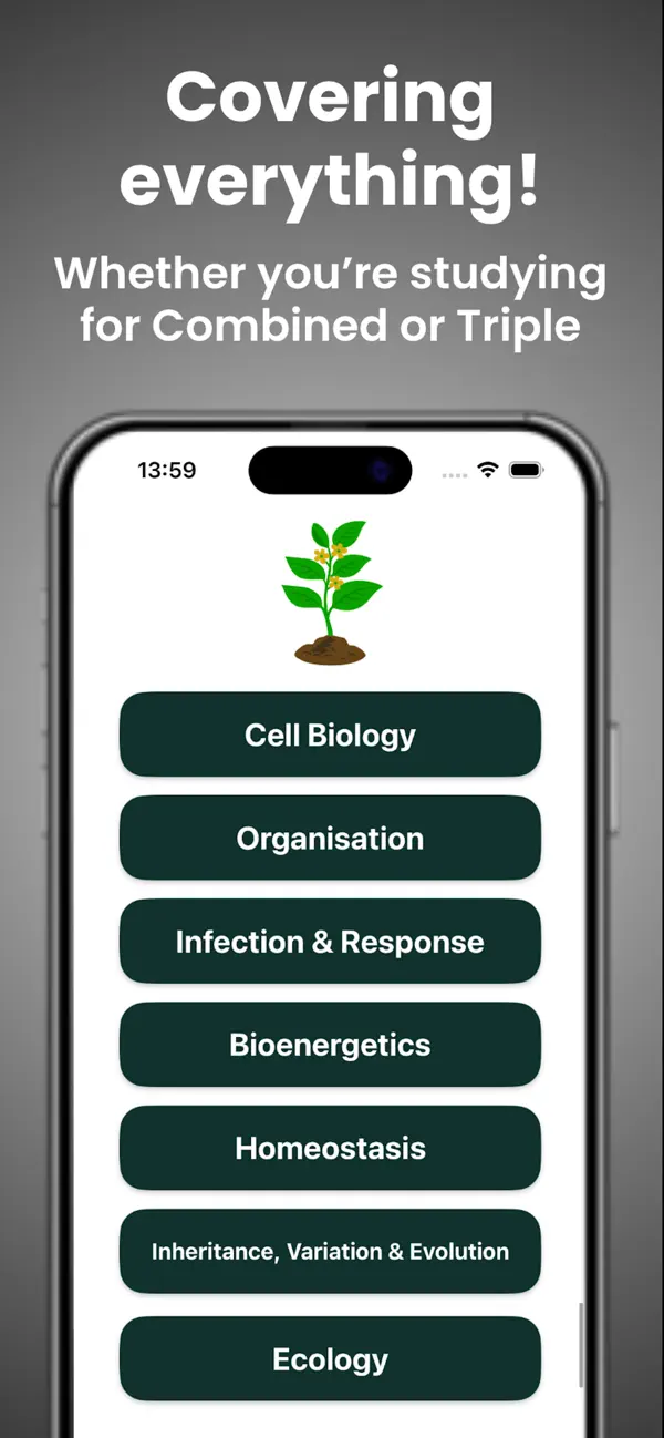 Screenshot #2 pour GCSE Biology Revision