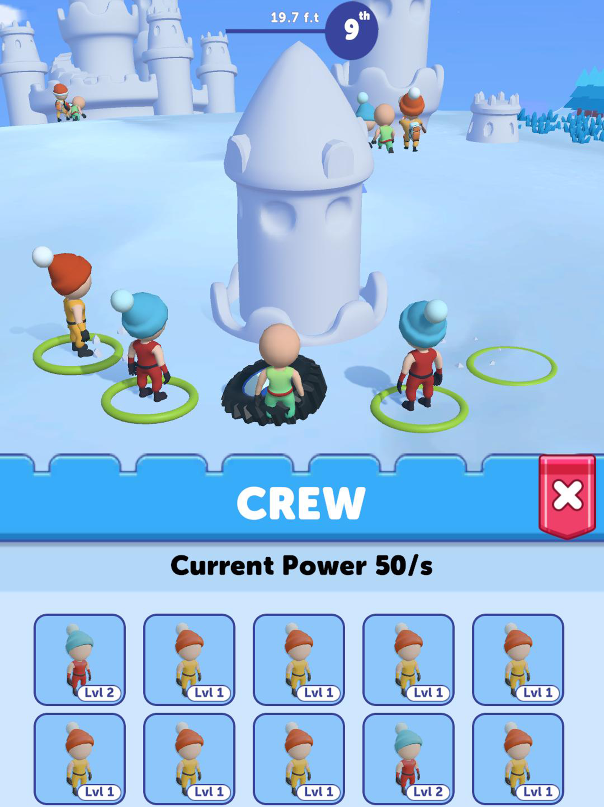 Snow Castle: Idle Clicker