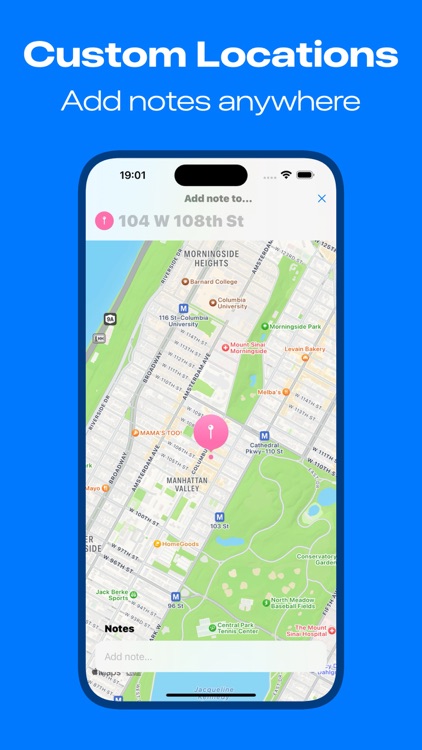 Map Memos - Location Notes