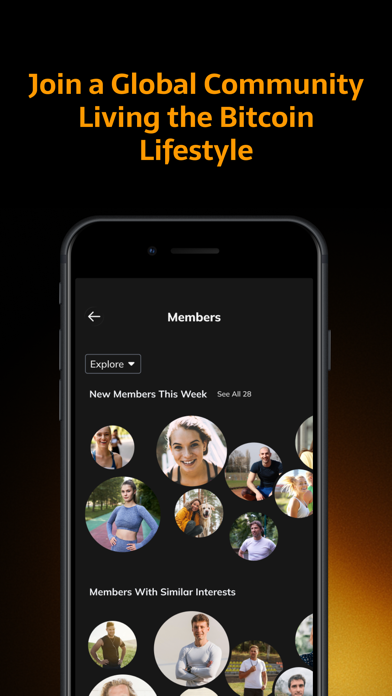 Bitcoin Sports Network iPhone screenshot 1 - Social Networking app