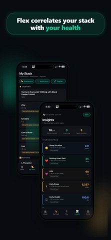 Flexwell AI Supplement Coach Screenshot 1 of 8