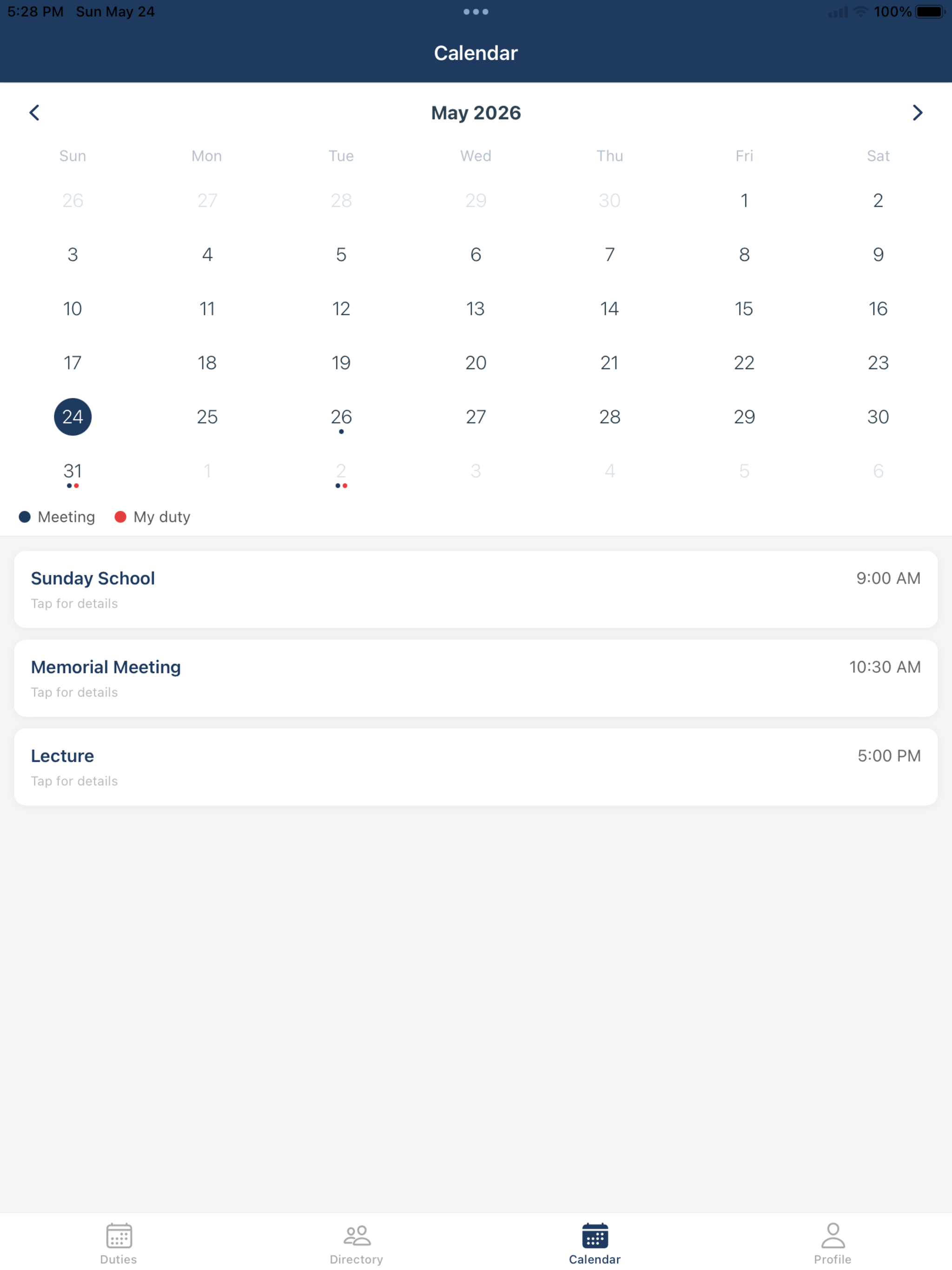myEcclesia screenshot 6