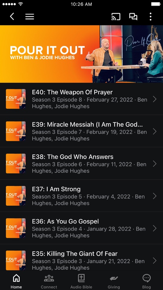 #2. Pour It Out (iOS) 由: Pour It Out Ministries