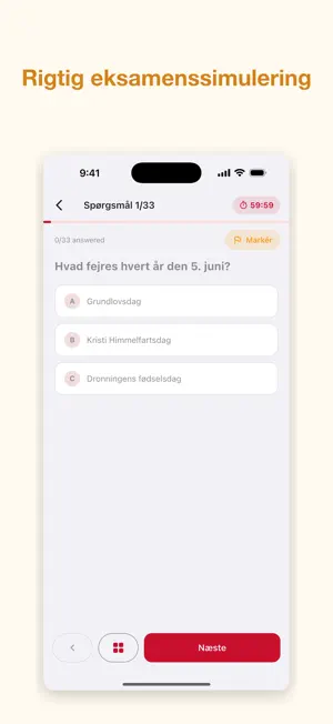 Medborgerskabsprøven Test screenshot 3