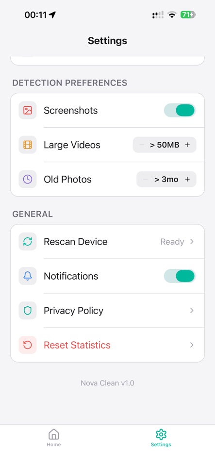 Nova Clean screenshot 4