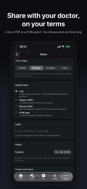 HealthLog - Companion App screenshot 3 of 4