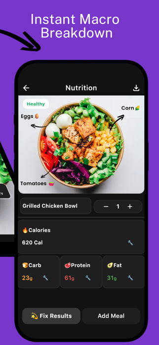 InstaFit - Calorie Tracker Screenshot 3 of 6