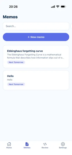 Memloop: Spaced Repetition screenshot 2