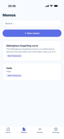 Memloop: Spaced Repetition Screenshot 2 of 4
