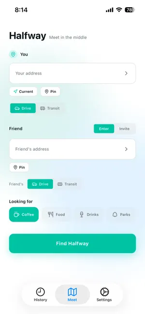 Halfway Place: Meet in Middle screenshot 2