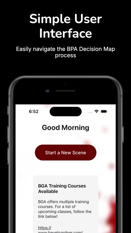 Bloodstain ID Decision Map