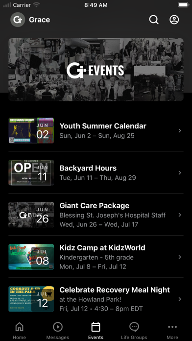 Grace Fellowship Church - Ohio Screenshot 3 - AppWisp.com Grace Fellowship Church - Ohio Screenshot 3 - AppWisp.com