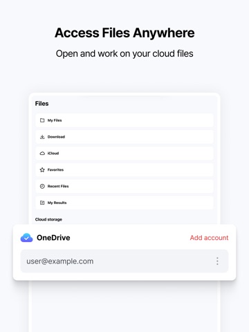 ALPDF - PDF Converter & Editor iPad screenshot