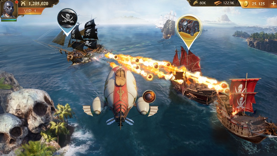 #5. Guns of Glory: Lost Island (iOS) di: FunPlus International AG