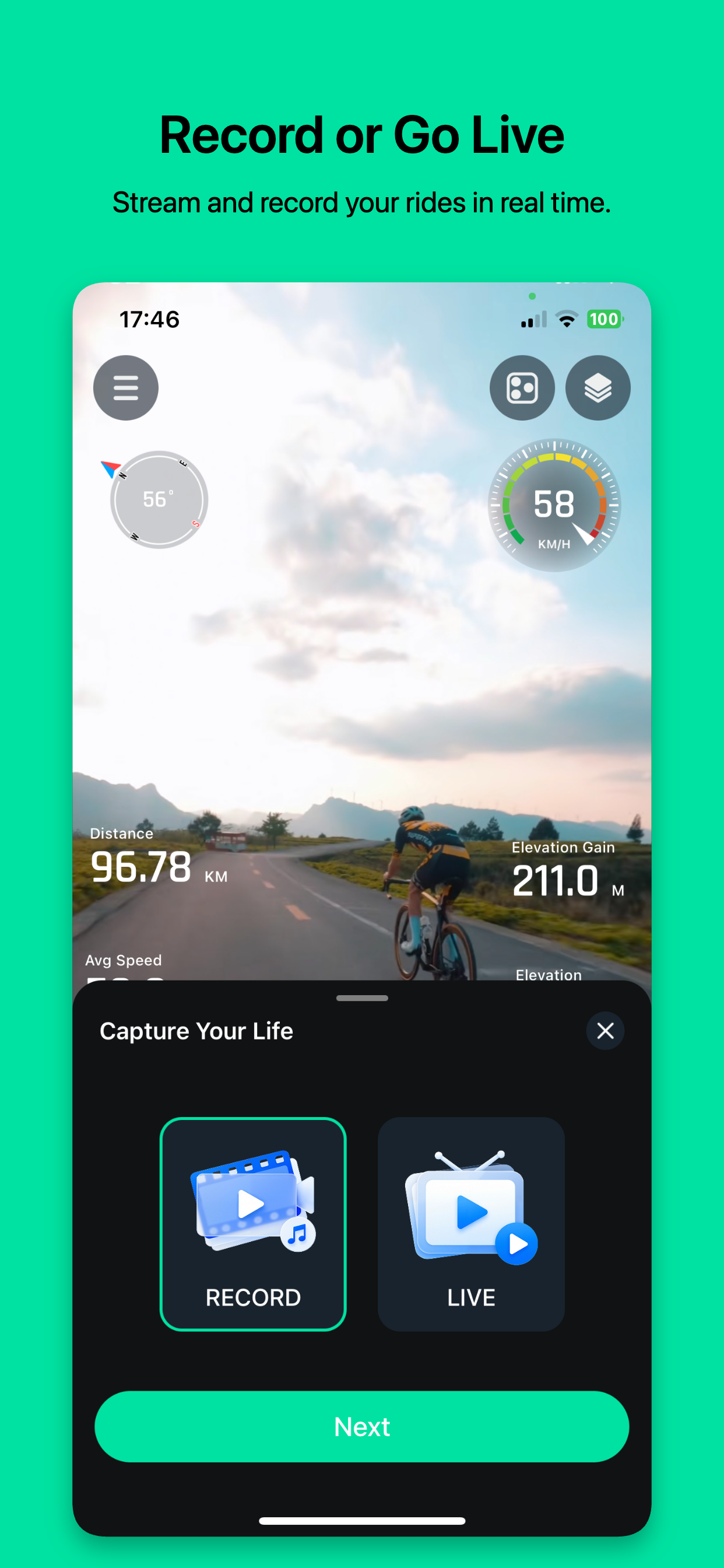 Bikecam – GPS Action Camera screenshot 4