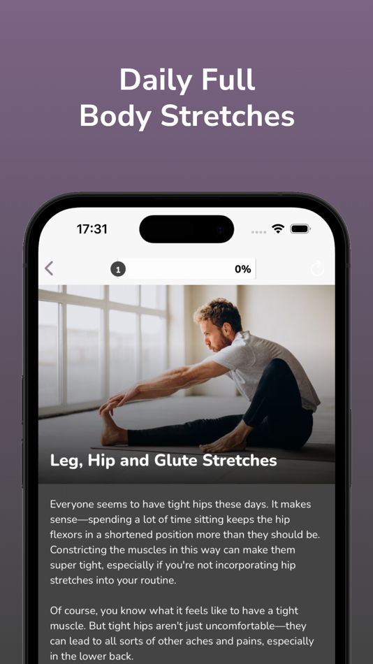 #3. Stretching Routine (iOS) Podle: Samantha Roobol