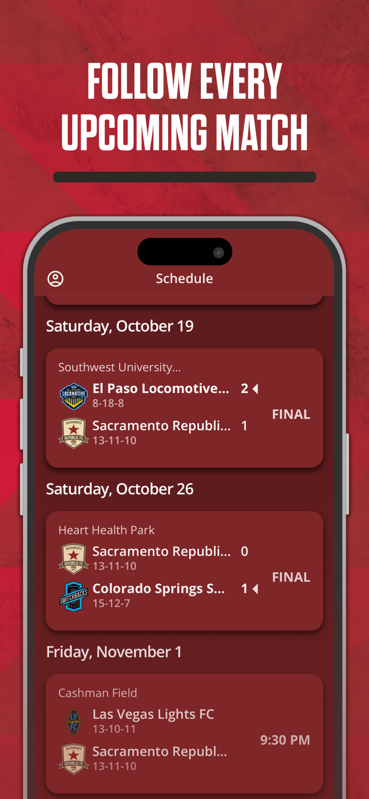 Sacramento Republic FC App screenshot 4