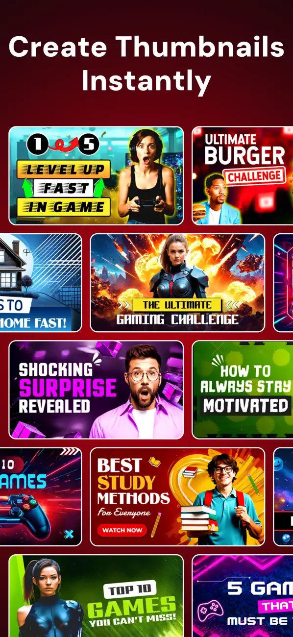 Screenshot #1 pour Thumbnail Maker, Banner Maker