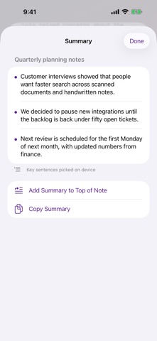 Grape Notes Pro のスクリーンショット