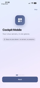 Cockpit: Server Monitor screenshot