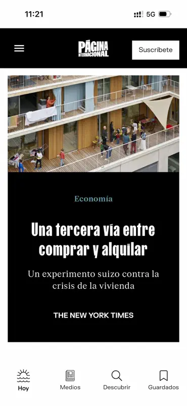 Página Internacional screenshot 2 of 3