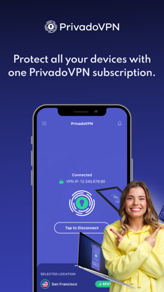 PrivadoVPN Fast VPN and Proxy screenshot 3