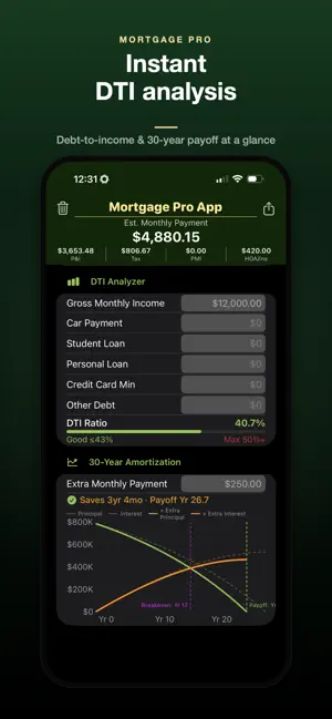 Mortgage Pro App Calculator screenshot 2