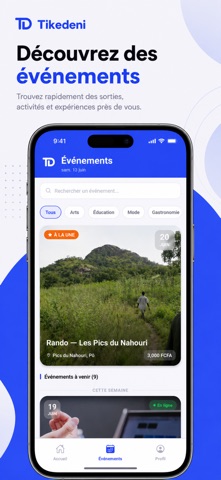 Tikedeni iPhone screenshot