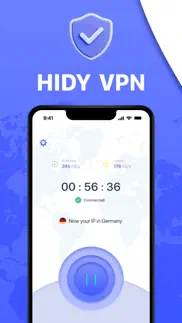 hidy vpn: fast proxy iphone screenshot 1