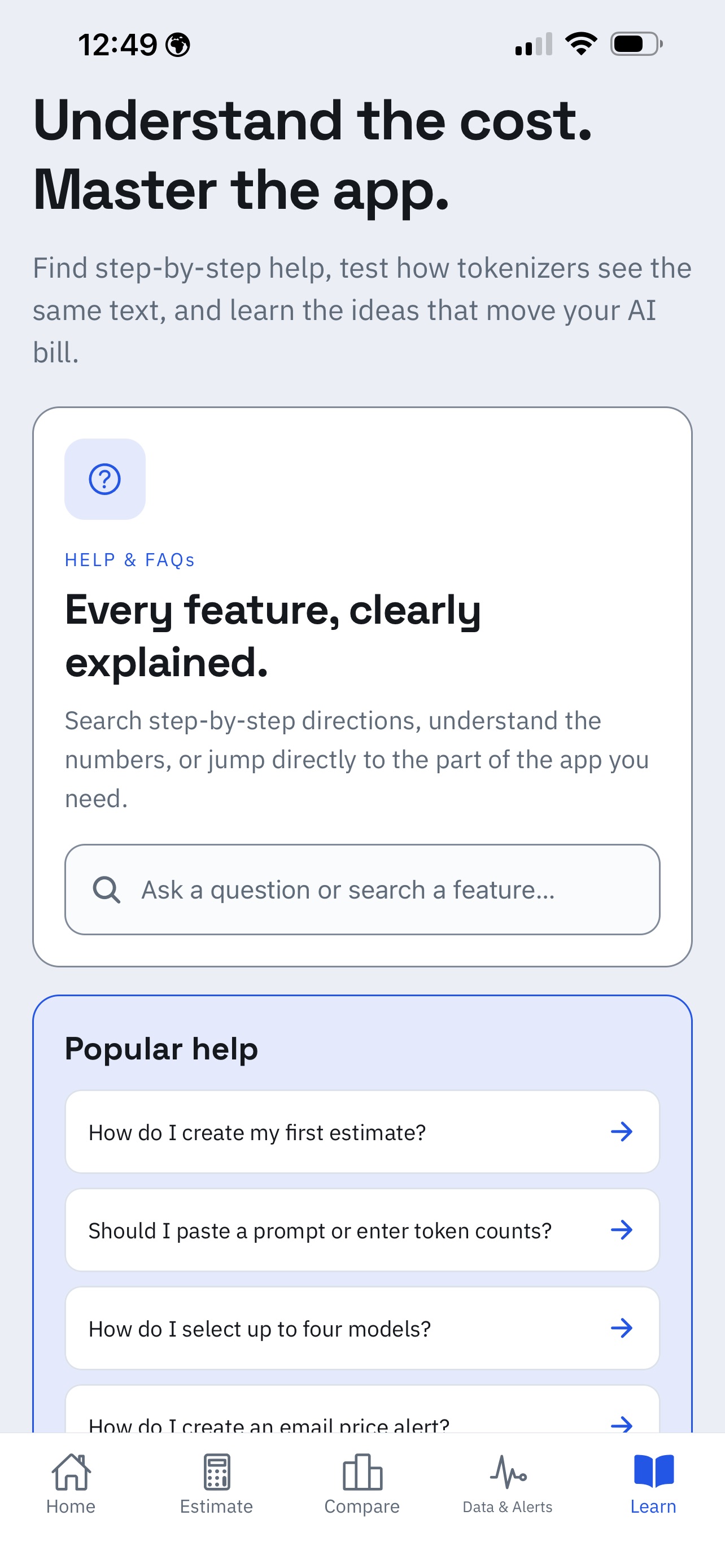Screenshot 5 of PromptSpend