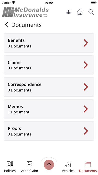 McDonalds Insurance Screenshot