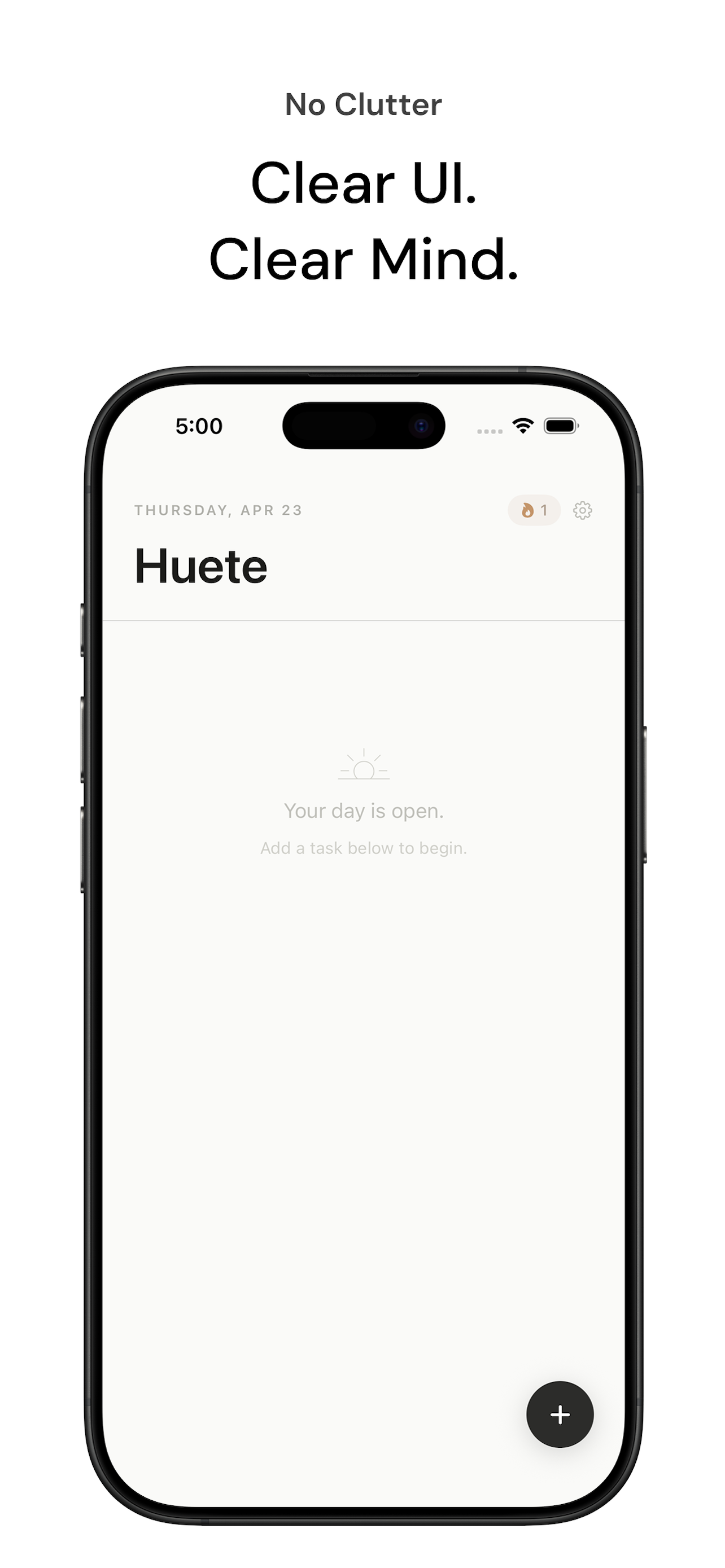Huete - Focus on Today