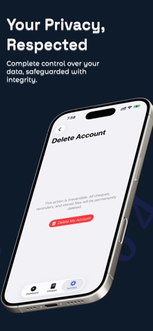 ChequeMate: Cheque Tracker Screenshot 9 of 9