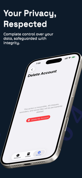 ChequeMate: Cheque Tracker Screenshot 9 of 9