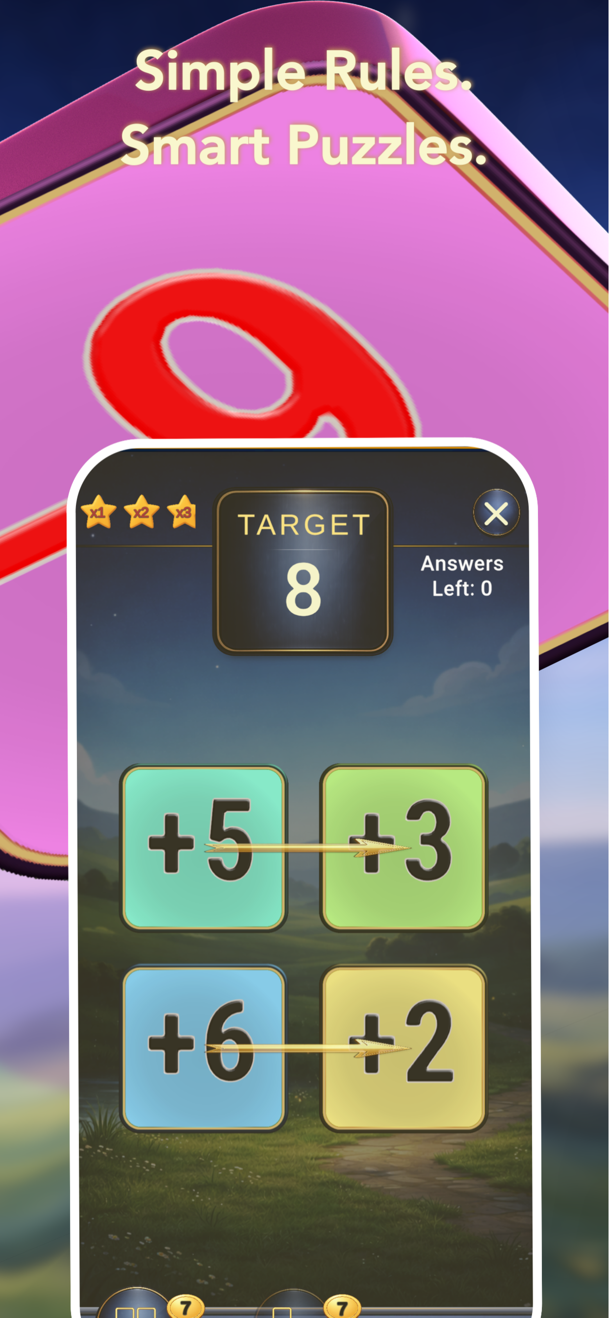 Number Swipe: Logic Puzzle