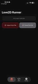 Love2D Launcher screenshot