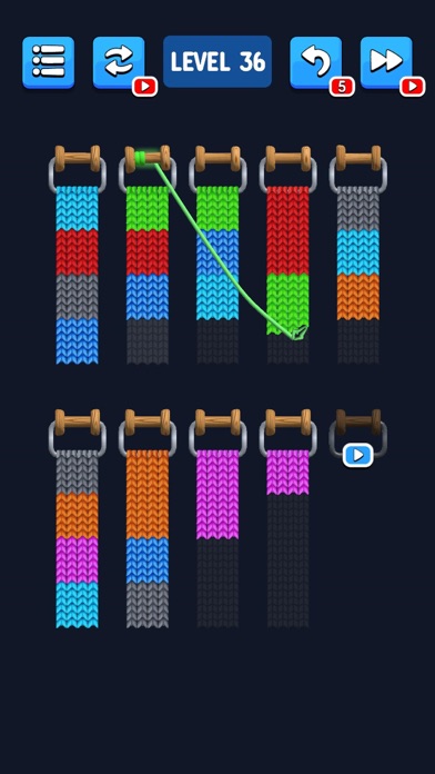 Bobbin Sort: Knit Color Puzzleのおすすめ画像4
