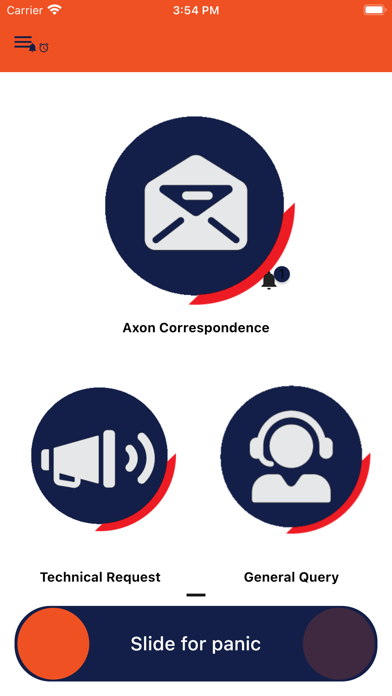 Axon Alarms Screenshot