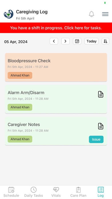 ConsidraCare Caregiver PK Screenshot