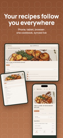Cookfolio: Recipes & Planner iPhone screenshot