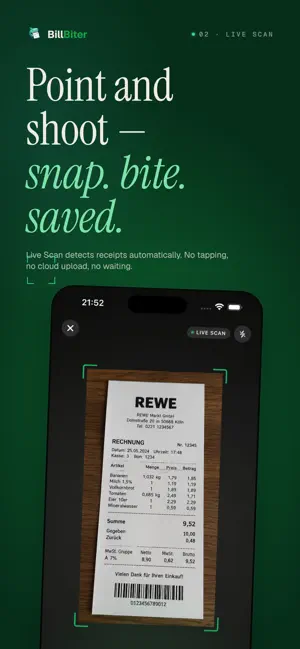 BillBiter: Receipts screenshot 2