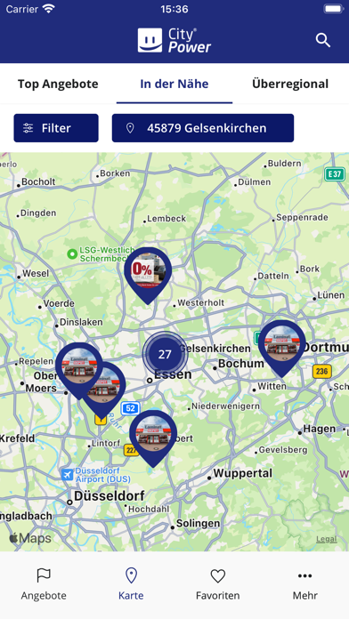 CityPower mobil Screenshot