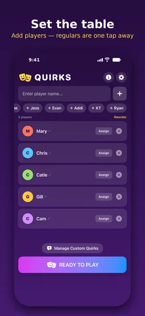 Quirks! The Dinner Party Game screenshot 4