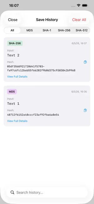 Hashgen - Hash Generator iPhone screenshot 3