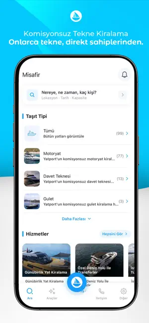 Yatport - Yat&Tekne Kiralama iPhone screenshot 2