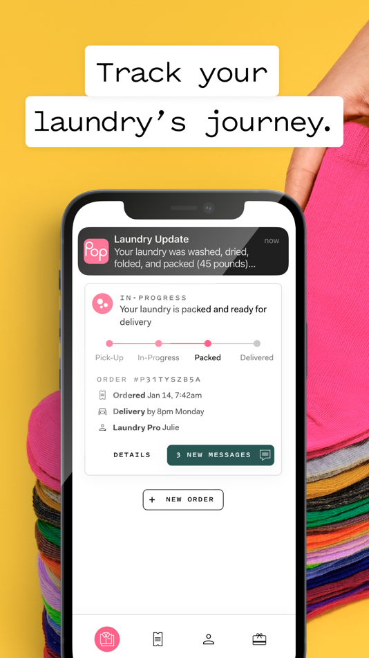 #8. Poplin: Got Laundry? Allow us. (iOS) Podle: Poplin Technologies, Inc.