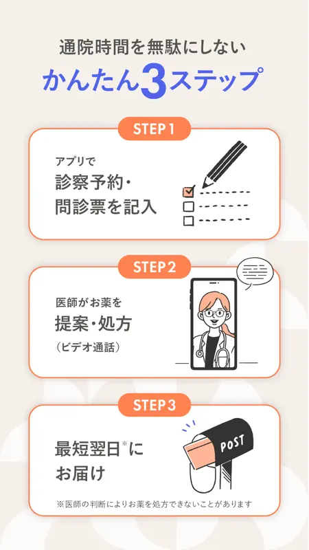 スマルナ - オンラインで、お薬の相談・診察・処方まで。 screenshot 3 of 6