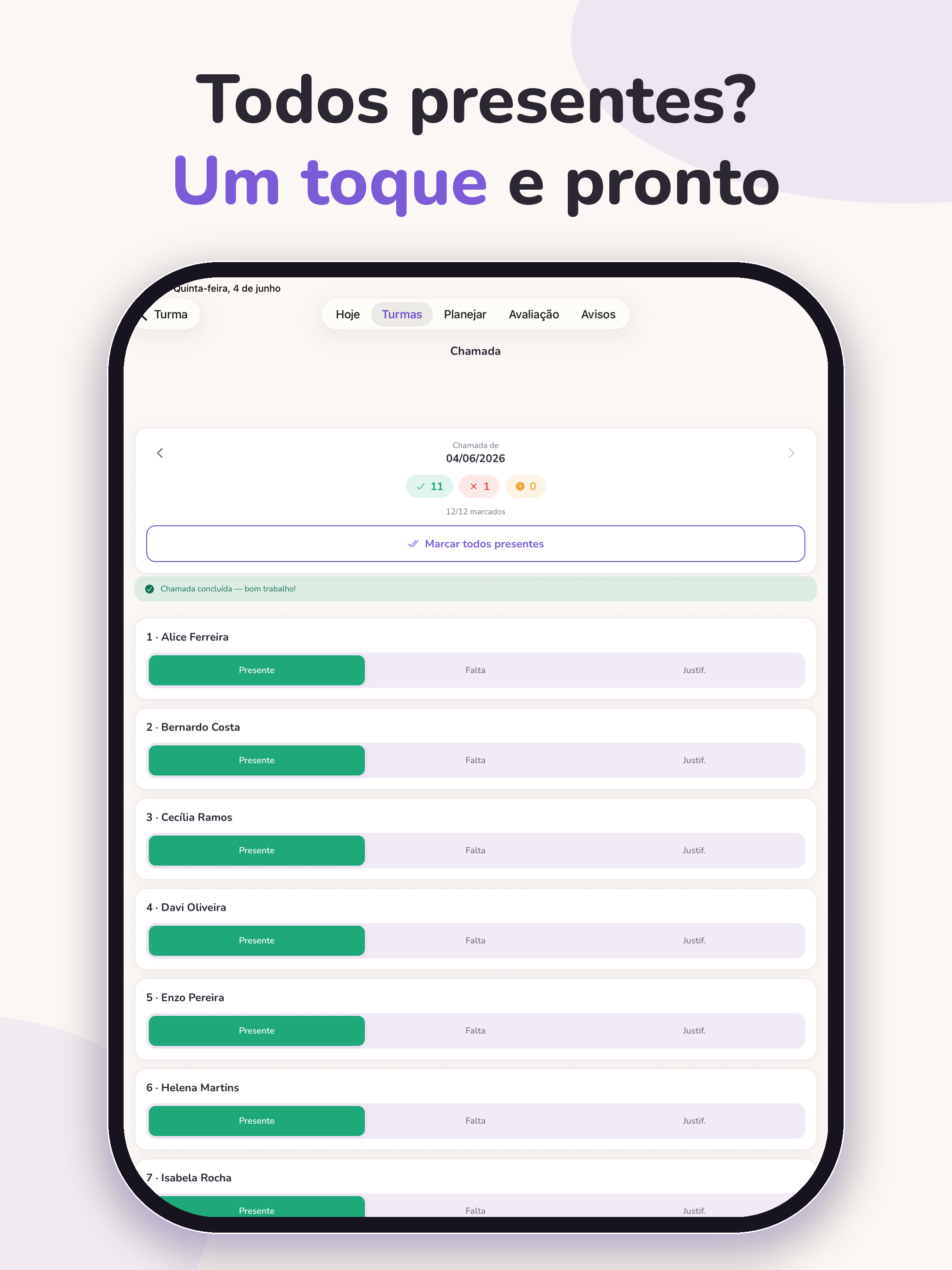 Profe - Diário de Classe