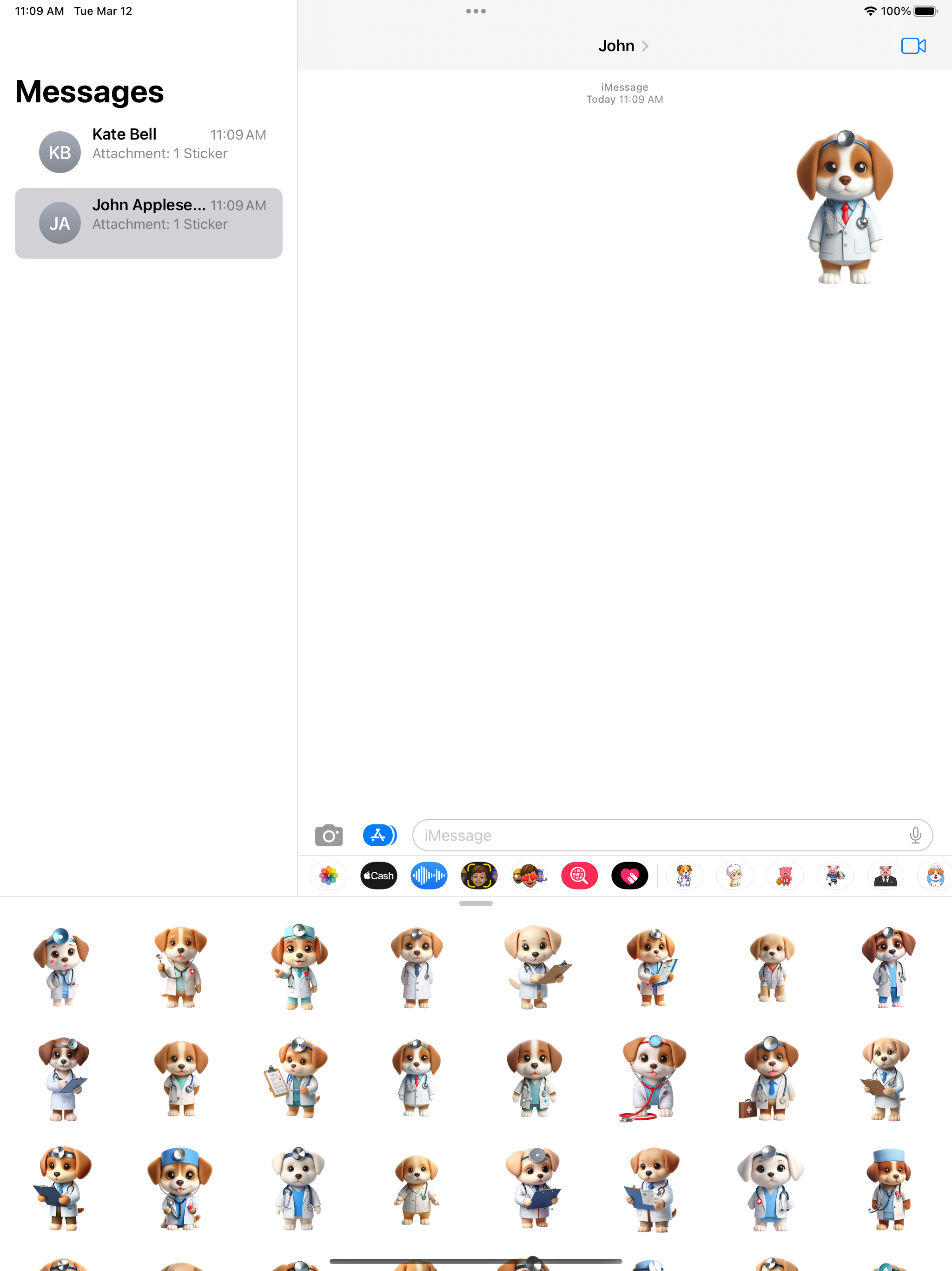Puppy Doctor Stickers
