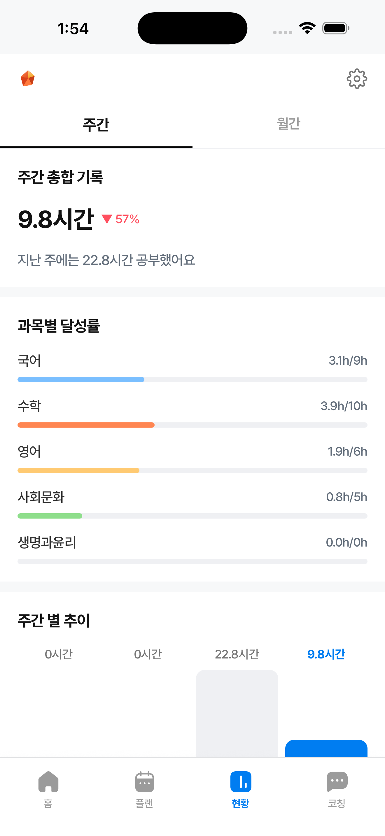 플린트 - 공부기록 코칭 screenshot 6